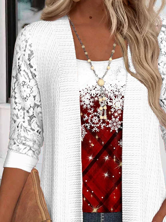 Women Half Sleeve V-neck Solid Color Dress