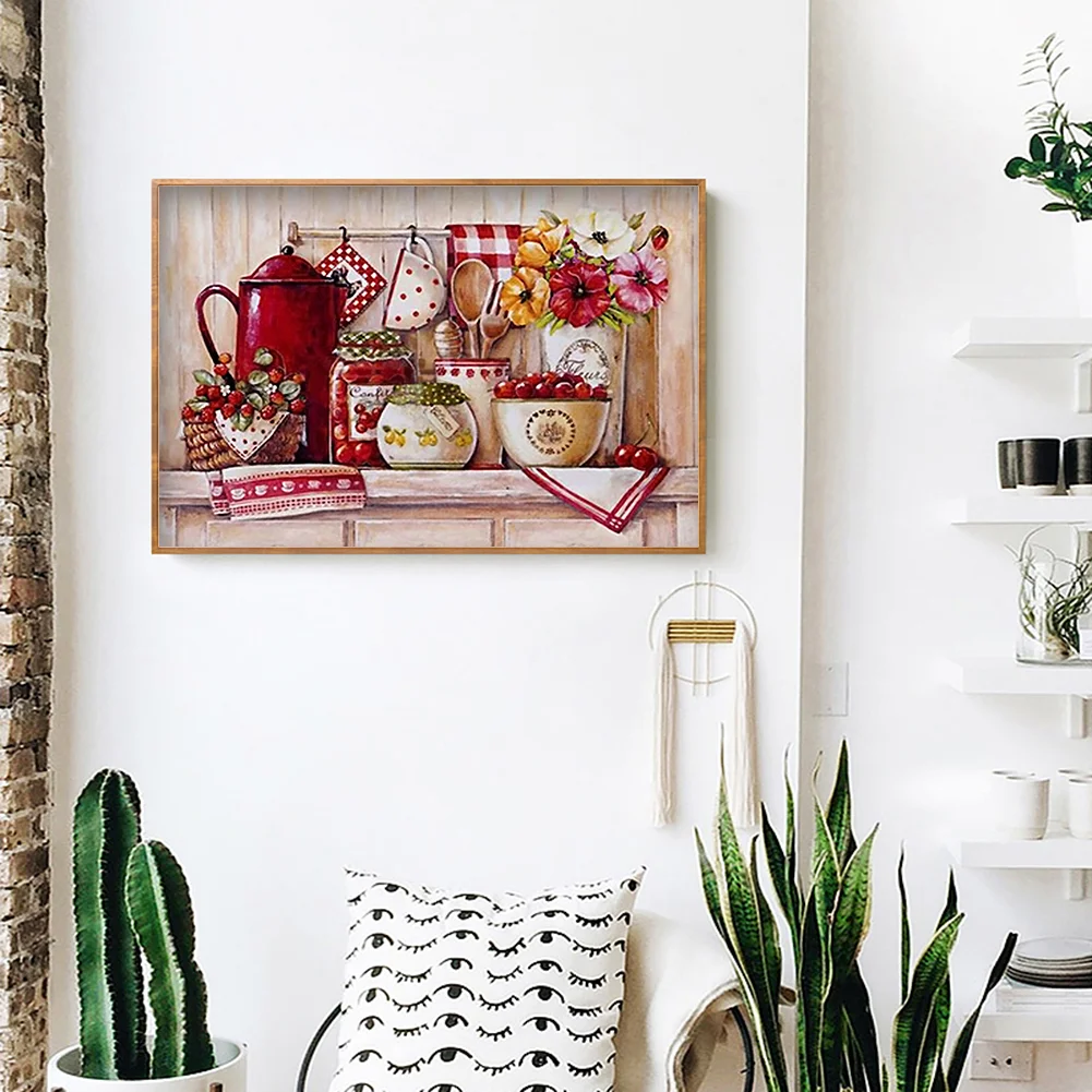 Diamond Painting - Full Round Drill - Cupboard(60*40cm)