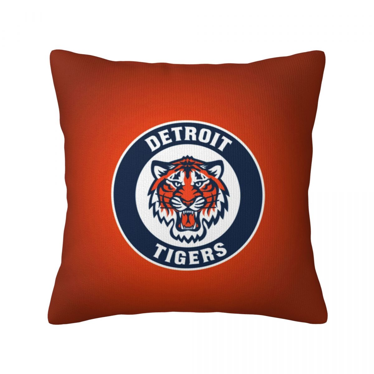 Detroit Tigers Rounded Logo Throw Pillow Covers 18x18