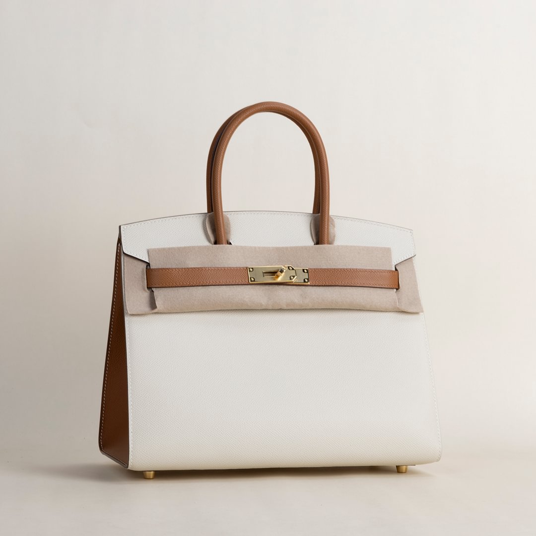 Birkin 30cm Epsom  CC10 Craie/37 Gold  GHW