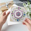 6Pcs Diamond Painting Greeting Card Mandala Diamond Handmade Card Kit