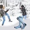 Heated Socks Outdoor Skiing Foot Warmer Heating Socks for Men and Women (Grey)