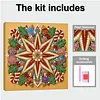 Christmas Starlight Framed Pearl Painting Kit 25x25cm for Adults