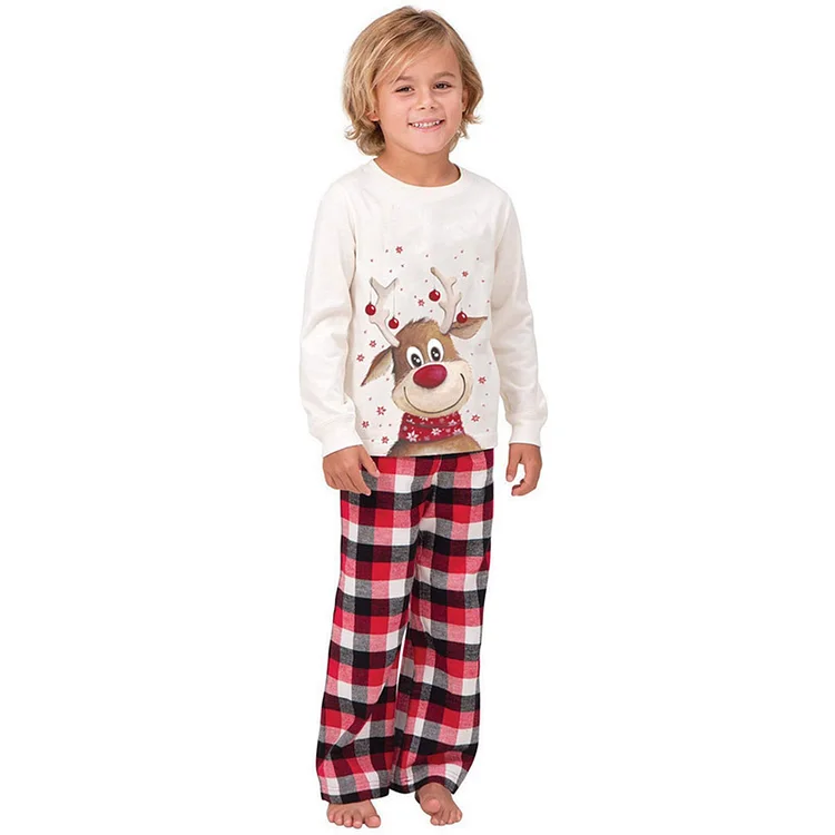 Manooby Family Christmas Pajamas Matching Sets,Couple Reindeer Xmas PJs  Set,Possible DELIVERY After Christmas : : Clothing, Shoes 