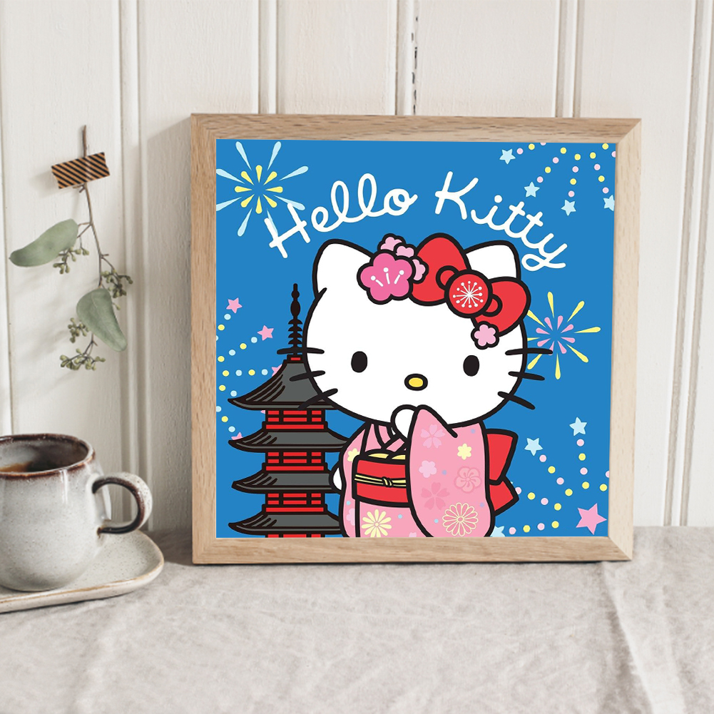 

20*20CM - Paint By Numbers - Hello Kitty Cat, 501 Original