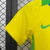 2025 Kids Brazil Soccer Jersey Home