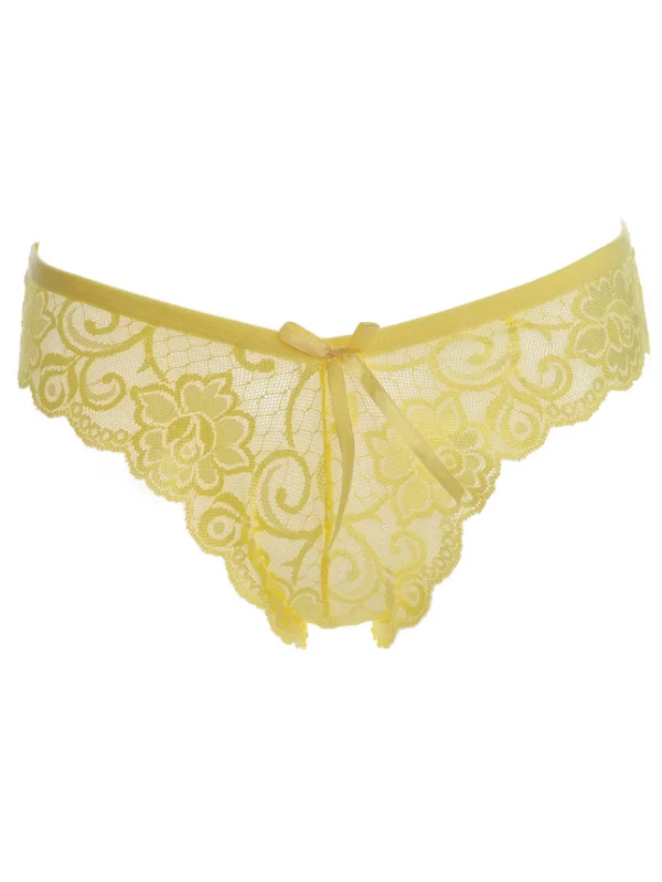 Low Waist Transparent Traceless Hollow Lace Panties