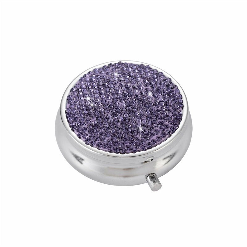 2 Pieces Casual Elegant Glam Solid Color Stainless Steel Rhinestone Soft Clay Storage Container Box