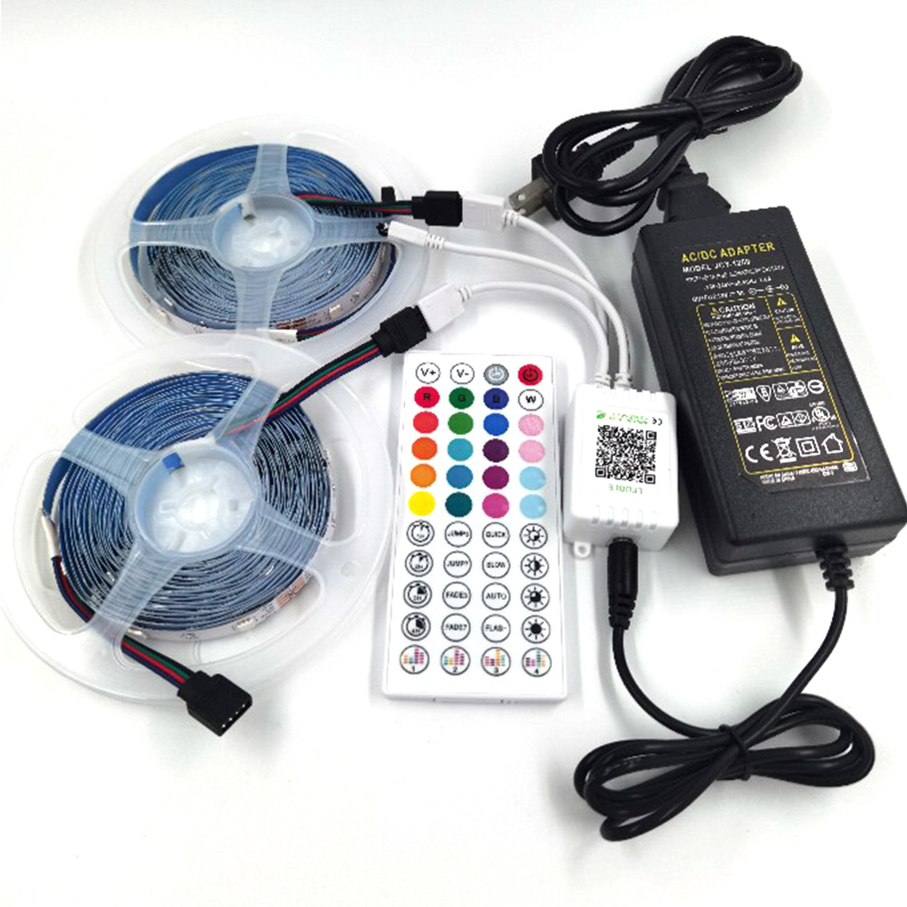 

LED Strip Light RGB 5050 SMD Diode 10m Tape Ribbon with Bluetooth, 501 Original
