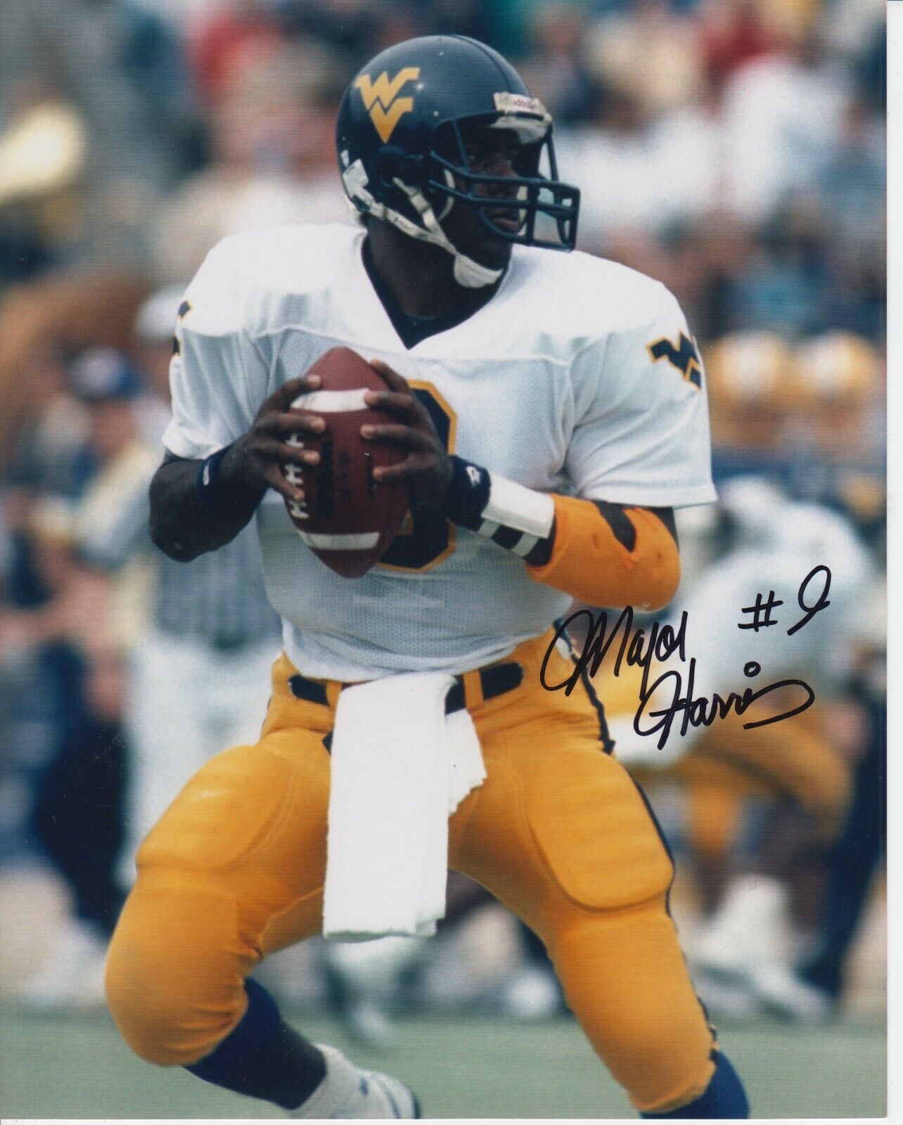 Major Harris #0 8x10 Signed Photo Poster painting w/ COA West Virginia