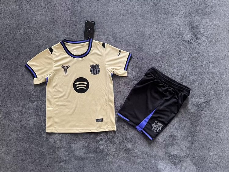 2025-26 Barcelona Away Jersey Set - Adult Version