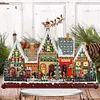 DIY Winter Christmas House-Diamond Painting Ornaments