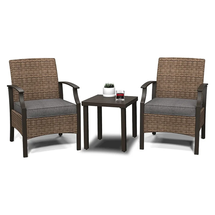 Weather resistant wicker discount chairs