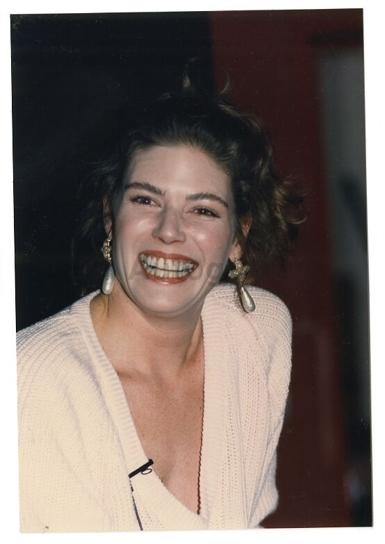 Kelly McGillis - Vintage Candid Photo Poster painting by Peter Warrack - Previously Unpublished