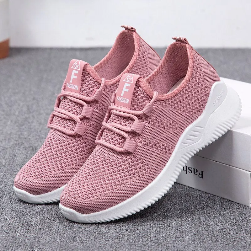 2021 Women Running Shoes Trainers Sport Shoes Outdoor Walkng Jogging Trainers Athletic Shoes Female Sneakers women shoes flats