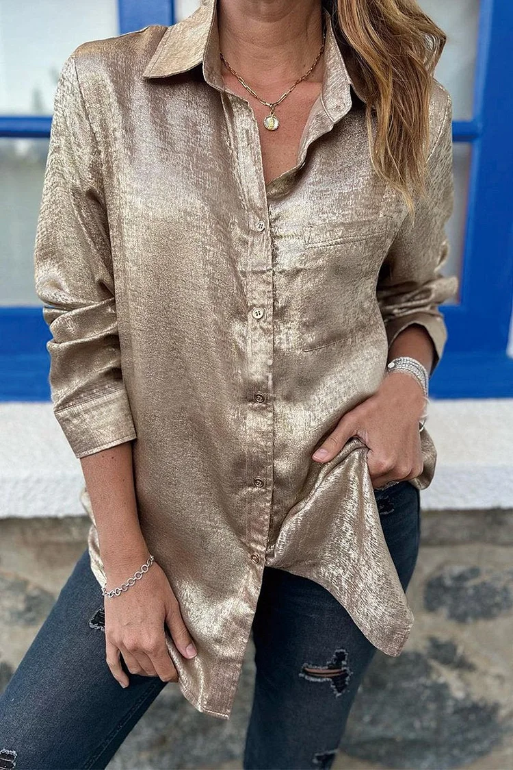 Women's bronzing shirt