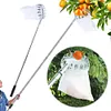Stainless Steel Splicing Rod Fruit Picker Telescopic Pole Fruit Picking Tool