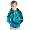 Kid Boy Spiral Series 3D Baseball Hoodie