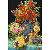 (US Local)Flowers -14CT Stamped Cross Stitch Kit(55x75cm)
