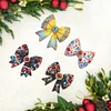4Pcs Diamond Painting Brooch Diamond Painting Pins Jewelry Kit (Bow Tie)