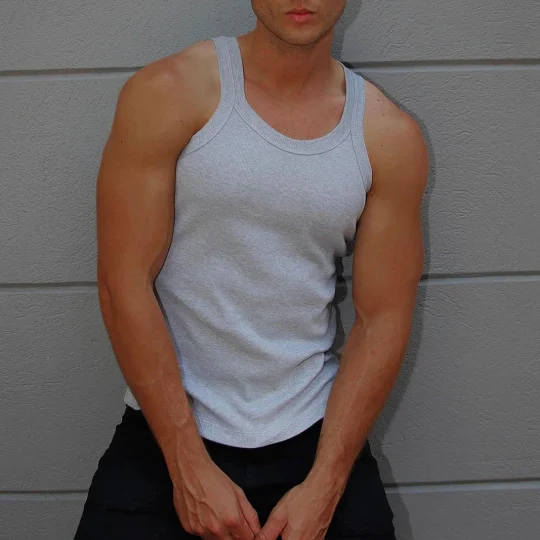 Men's Plain Slim Casual Sleeveless Vest Lixishop 