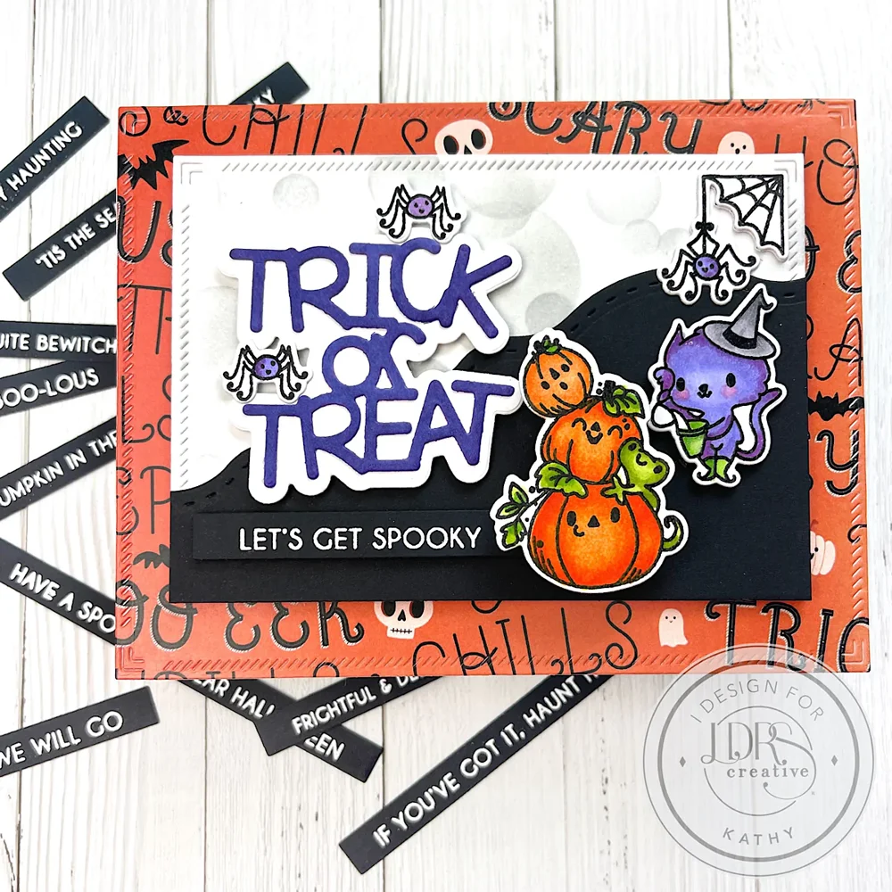 Nigikala AliliArts Metal Cutting Dies TRICK or TREAT diy Scrapbooking Photo Album Decorative Embossing PaperCard Crafts Die