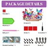 Rainbow Butterfly & Flower - 5D DIY Hooks - 28*17CM