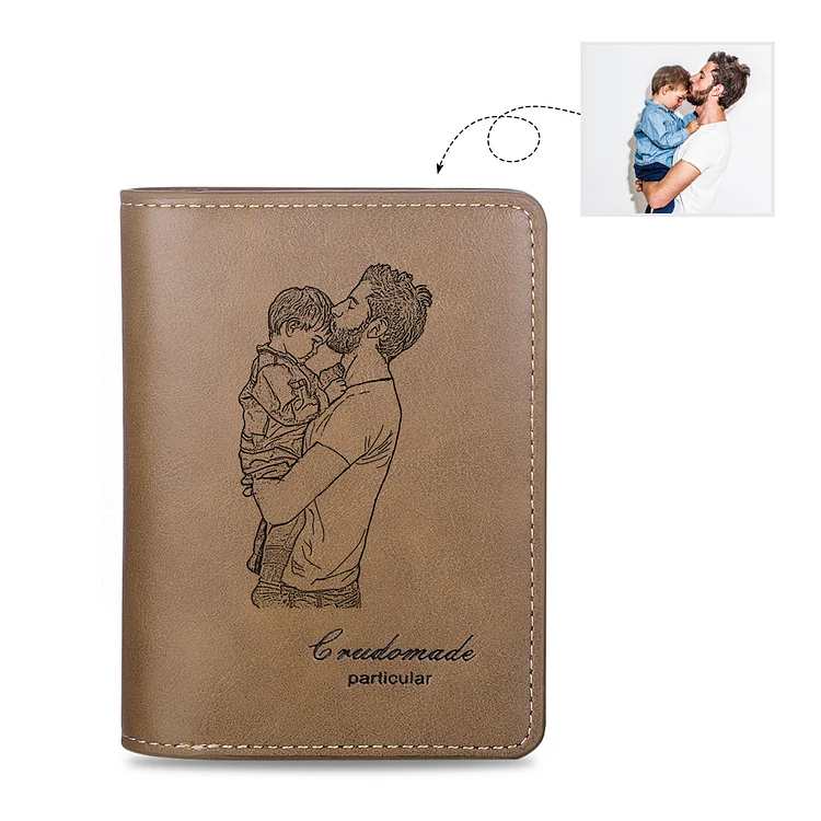 Photo Custom Wallet Personalized Photo Engraving Gifts