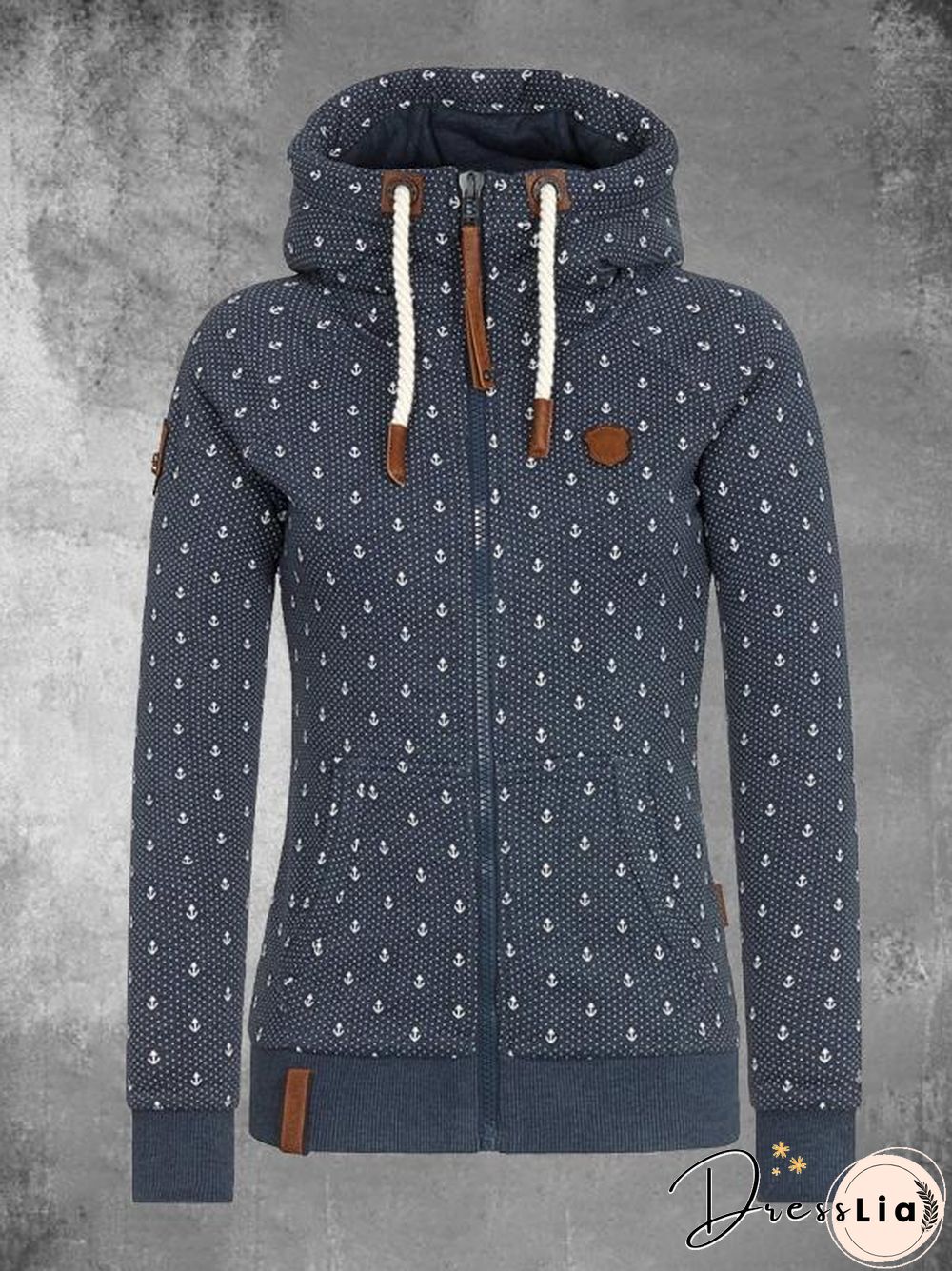 Women Hoodie High-Collar Hoodie