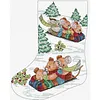 Stamped Cross Cross cross stitch kit for Adults Christmas Stocking 14CT 41x50cm tapestrymarket