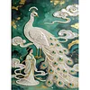 DIY Pearl Painting Peacock for Home Wall Decor with Frame(40x30cm)