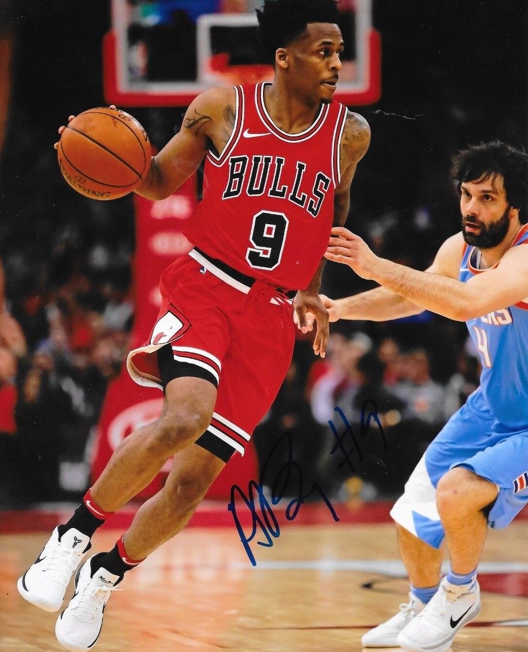 Antonio Blakeney signed Chicago Bulls 8x10 Photo Poster painting autographed 2
