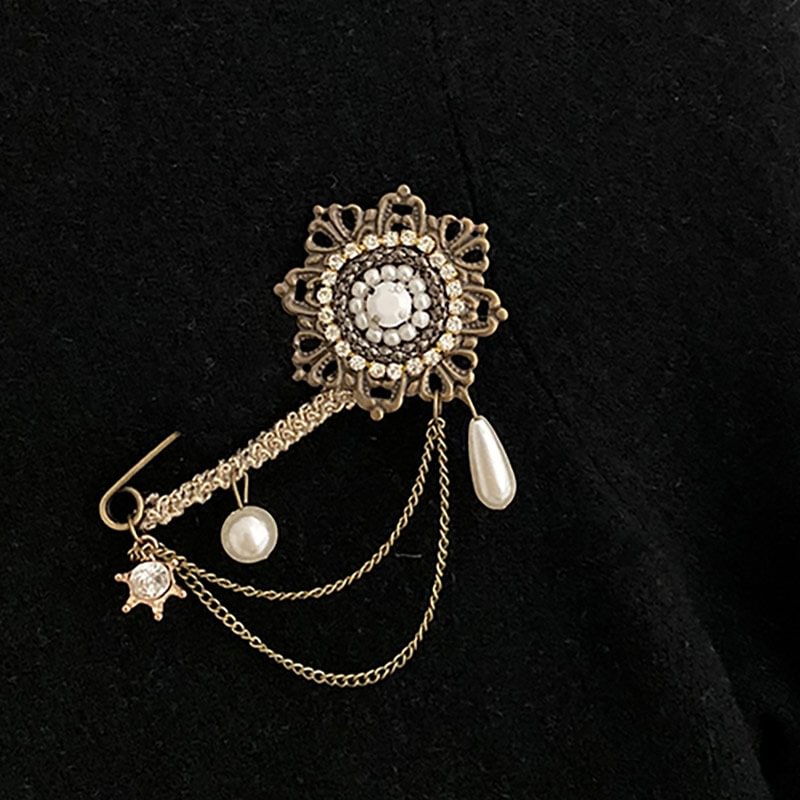 Fashion pearl corsage women's accessory brooch
