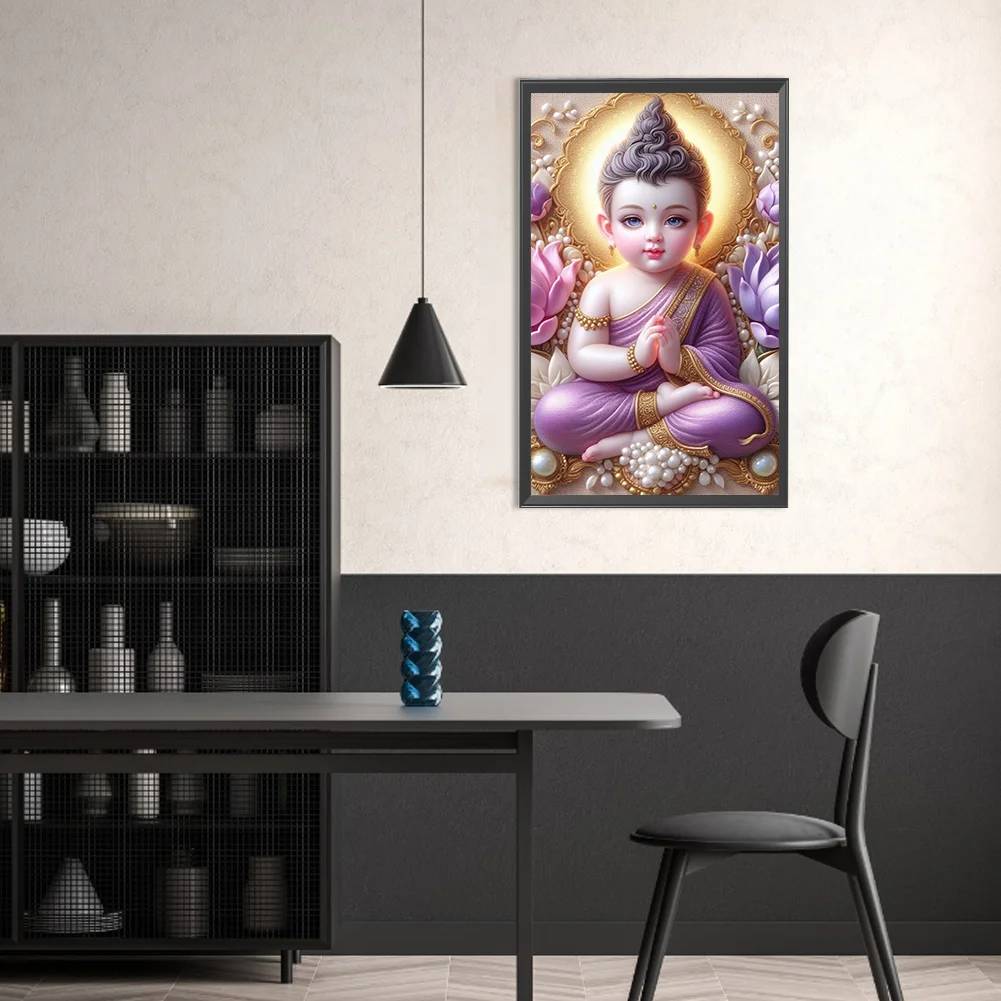 Full Round Diamond Painting 30*50cm - Buddha Art