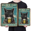 Cat Save Water Drink Beer - Vintage Metal Signs - 20*30cm/30*40cm