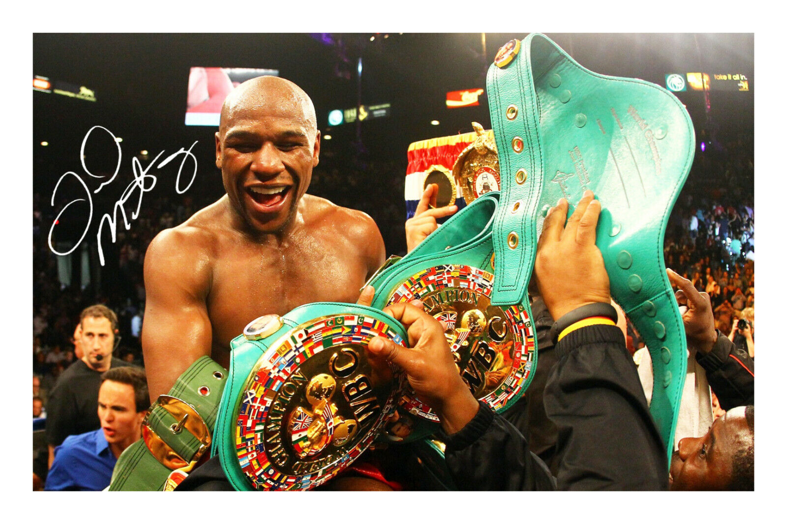 Floyd 'Money' Mayweather Signed Photo Poster painting Print Poster Autograph TBE TMT