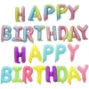 16" HAPPY BIRTHDAY Aluminum Film Letters Balloons Birthday Party Celebration Decors