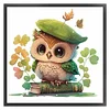 Owl - 18CT Stamped Cross Stitch 20*20cm/7.87*7.87in
