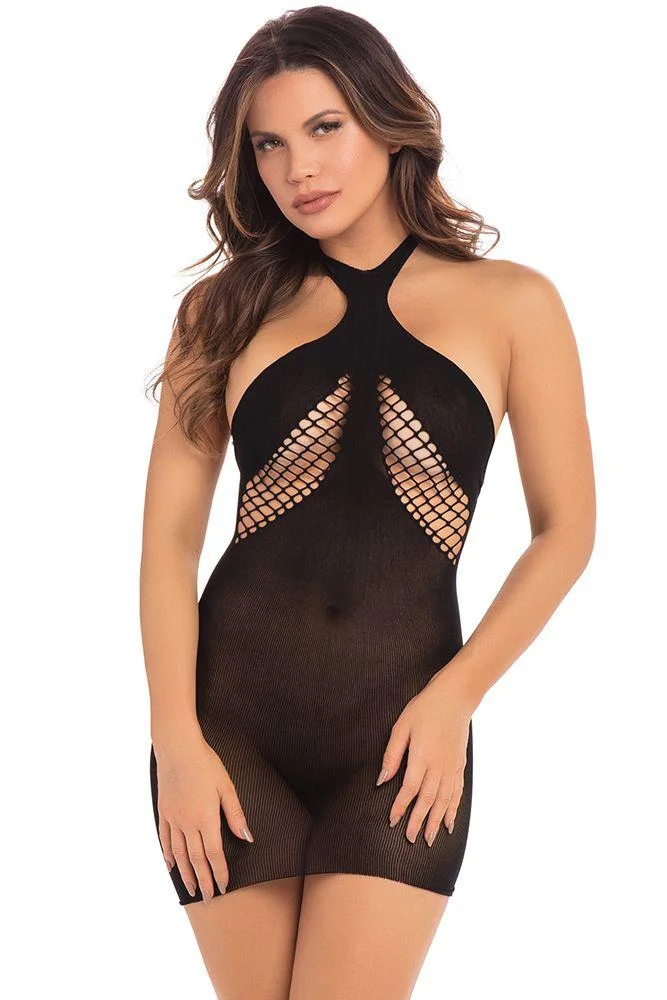 pornhint Pornhint Deep Funk Black Mini Dress