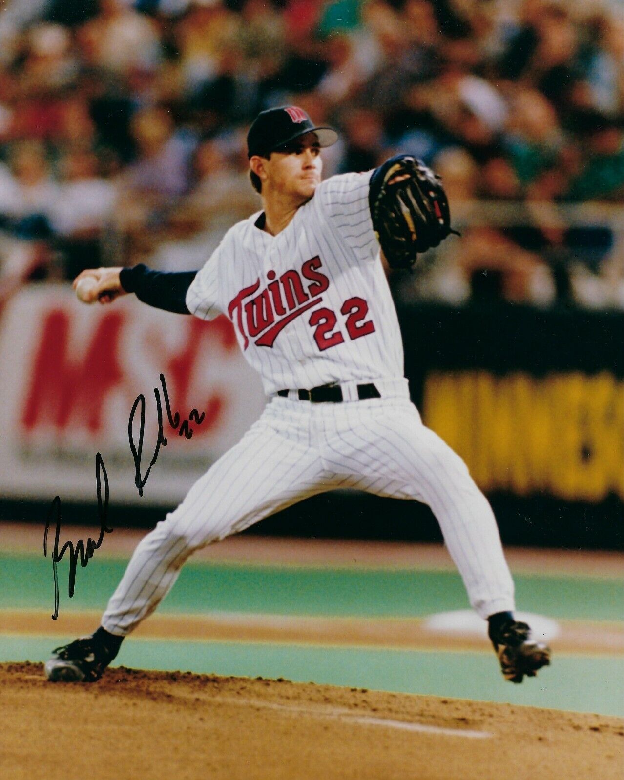 GFA Minnesota Twins Legend * BRAD RADKE * Signed 8x10 Photo Poster painting COA