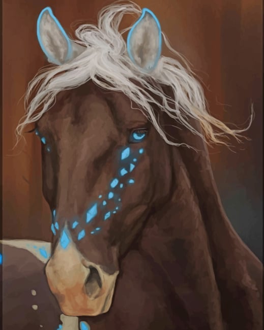 

Beautiful Horse – Paint By Numbers - 40*50CM, 501 Original