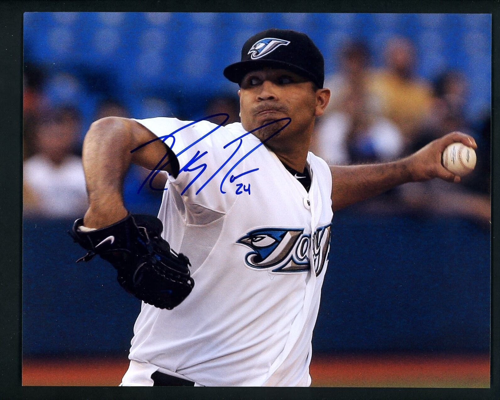 Ricky Romero Signed Autographed 8 x 10 Photo Poster painting Toronto Blue Jays