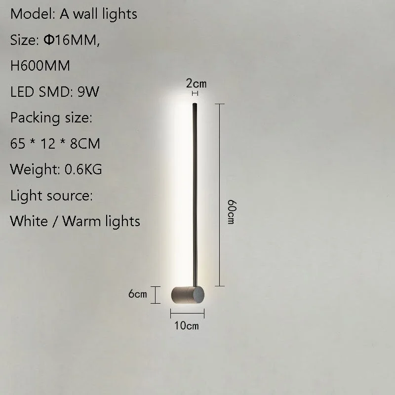 Modern Minimalism LED Wall Lamps for Home Bedsides Wall Lamp Bedroom Decoration Indoor Lighting Living Room Reading Warm Lights