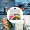115pcs Fishing Lure Kit Soft and Hard Bait Jig Hooks Sinker Weights Gift for Men