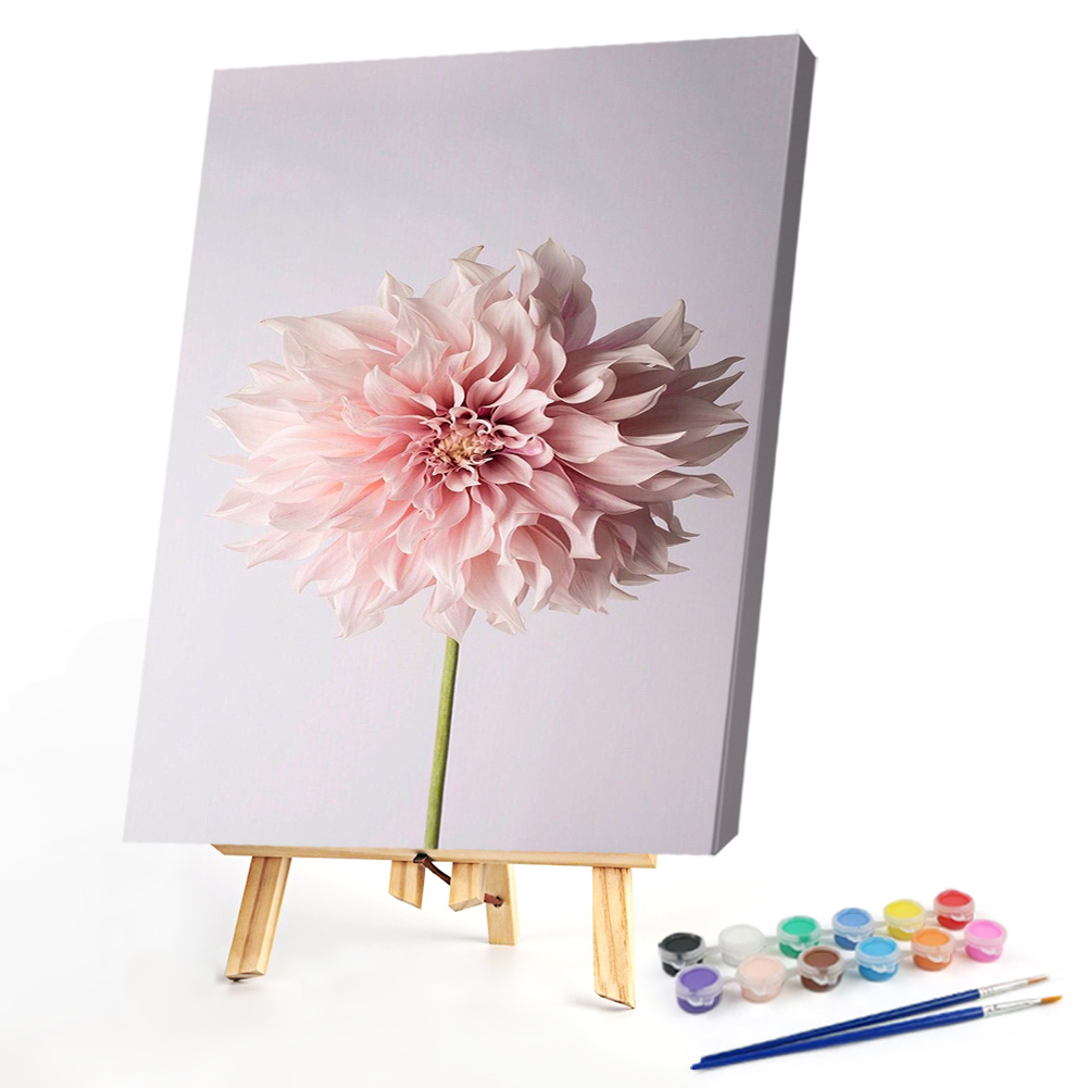 

40*50CM - Paint By Numbers - Pink Flowers, 501 Original