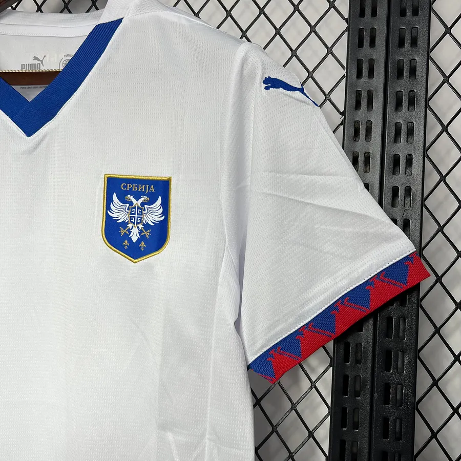 Maillot Euro 2024 Serbie Puma Rouge Taille L Neuf Sans Emballage
