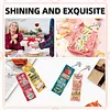 12 pi&egrave;ces DIY kits de marque-pages en forme sp&eacute;ciale de diamant avec pompons, kits d&rsquo;art en diamant, signets, kits de marque-pages en strass pour adultes lisant des cadeaux, amoureux des livres