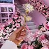 Cadeau color&eacute; de fleur de cristal de rose de galaxie pour la f&ecirc;te des m&egrave;res- pour la f&ecirc;te des m&egrave;res