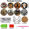 8pcs Full Drill DIY Gem Art Diamond Painting Set(Halloween Spooky)