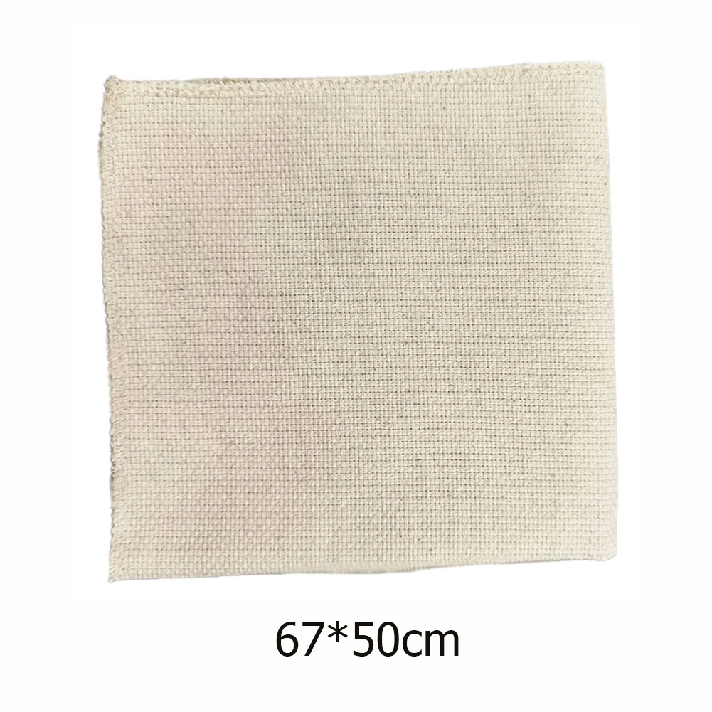 Cotton Monks Cloth Punch Needle Needlework DIY Embroidery Fabric(Canvas|67*50CM)